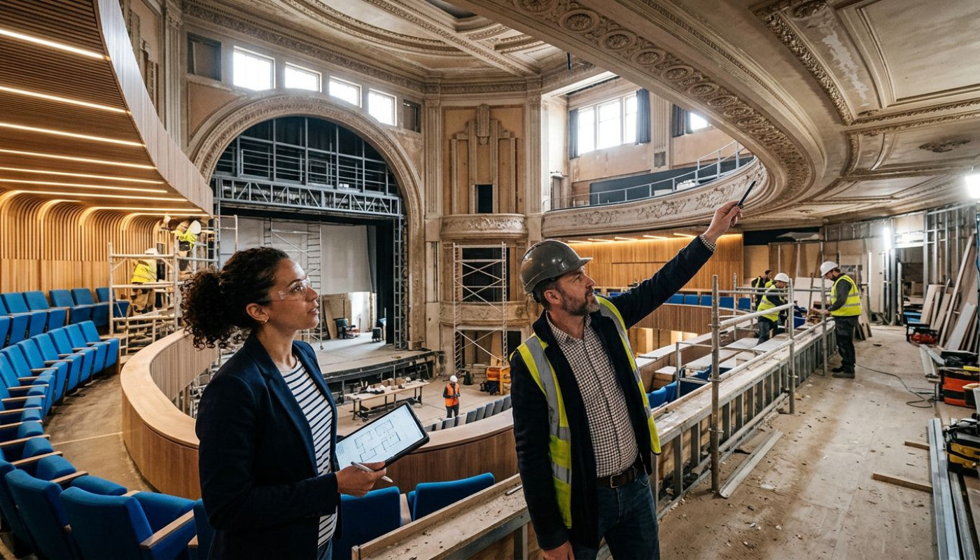 Autre - Comment les tendances architecturales influencent-elles la rénovation des cinémas ?